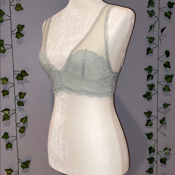 Women’s Free People Aqua Lace Bralette Size Small - Picture 7 of 14